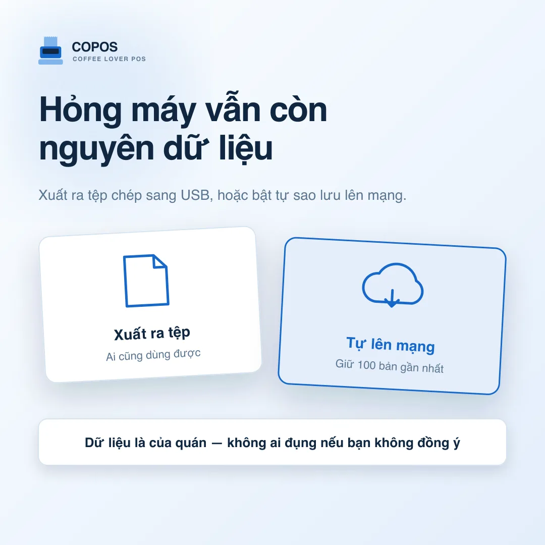 Hỏng máy vẫn còn