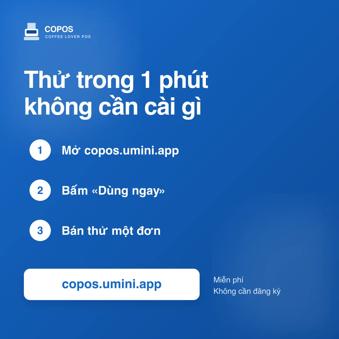 Ba bước dùng thử