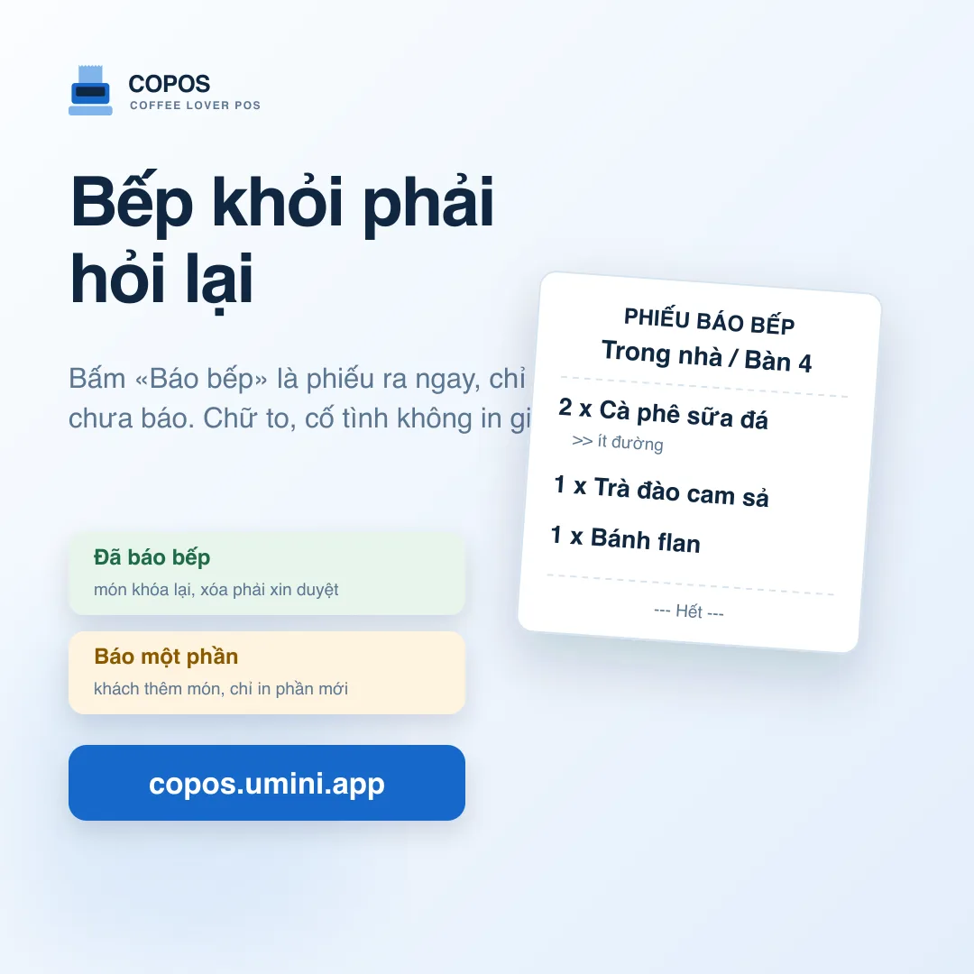 Phiếu báo bếp