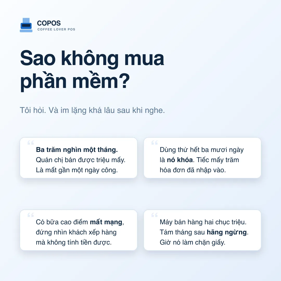 Bốn câu từ chối, nguyên văn lời chủ quán