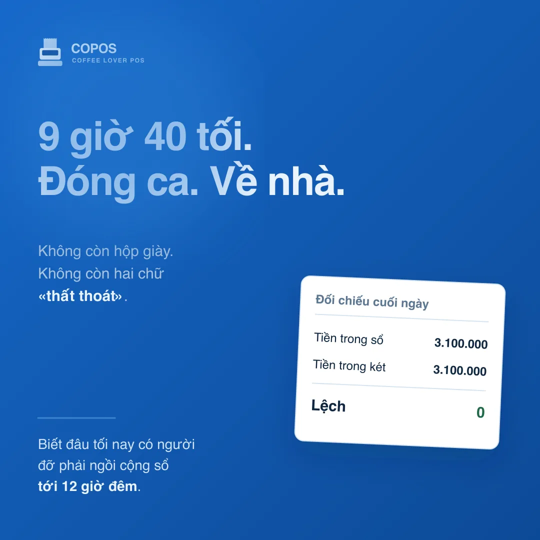Vẫn cuốn sổ đó — lần này khớp két